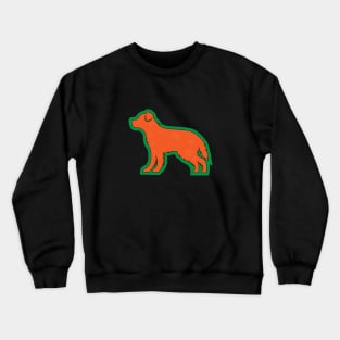 Retriever With Leafs Crewneck Sweatshirt